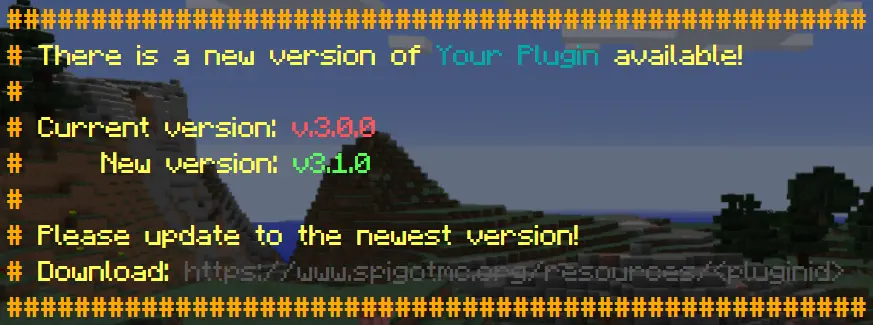 Updatechecker Preview